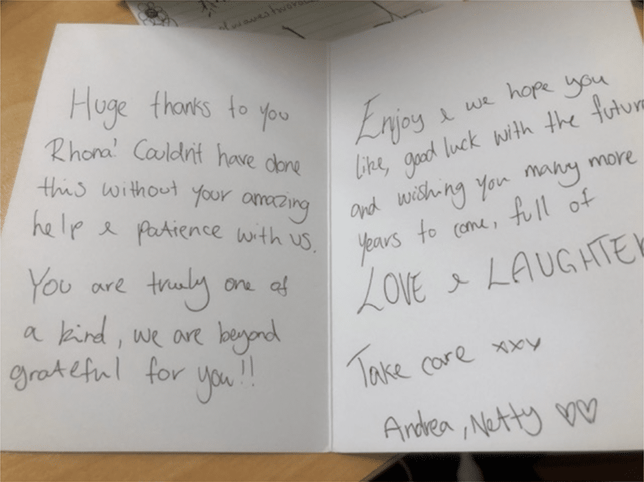 Student testimonials